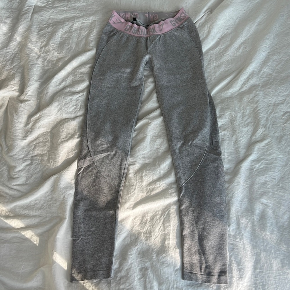 GymShark grey and pink leggings
